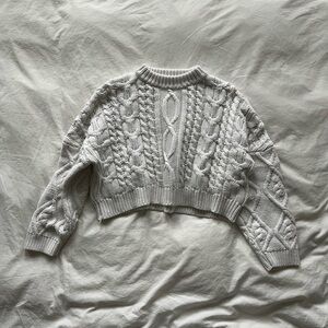 DISSH Cropped Cotton Knit Jumper